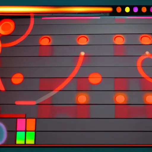 Image similar to osu! click the circles, black background, rhythm game