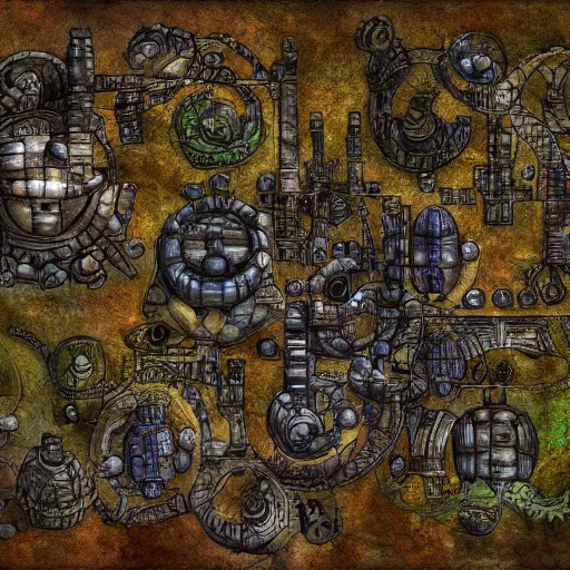 Image similar to planescape art style city center of universe wallpaper