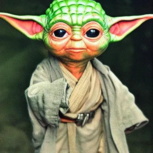 Prompt: Yoda in World War 2