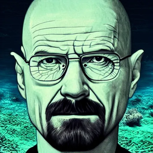 Image similar to walter white underwater