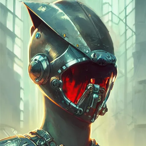 Image similar to cyberpunk viking helmet mask warrior goddess robot ninja fantasy, art gta 5 cover, official fanart behance hd artstation by jesper ejsing, by rhads, makoto shinkai and lois van baarle, ilya kuvshinov, ossdraws