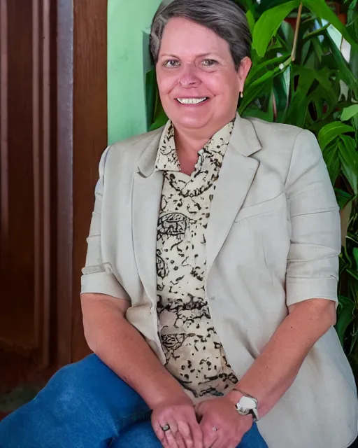 Prompt: a portrait photo of meghan lindgren, administrator in nicaragua, by cecil wolff