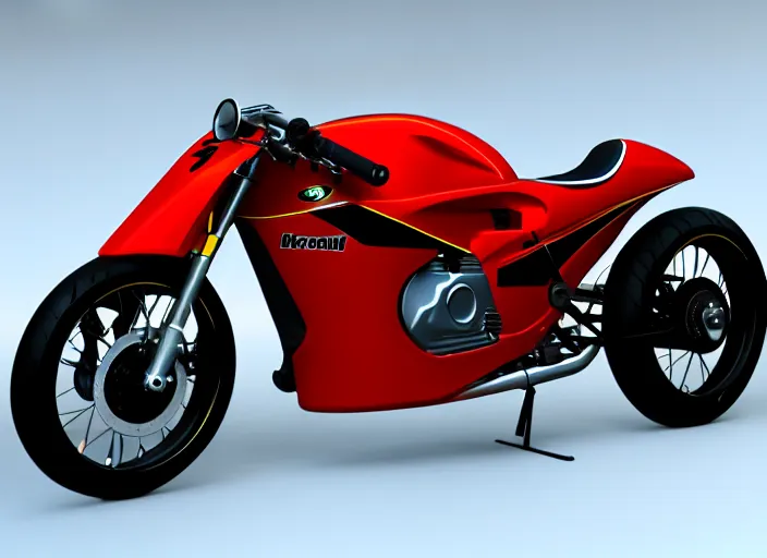 Image similar to Motorcycle developed by a group of race car drivers, photo realistic,, 8k, detailed,