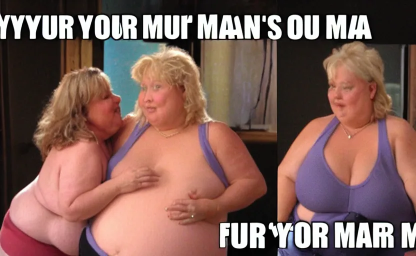 Image similar to your mama is so fat...