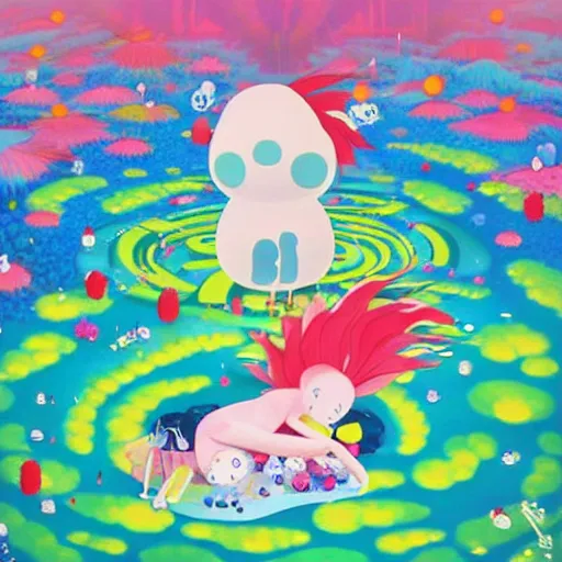 Image similar to fever dream by Chiho Aoshima