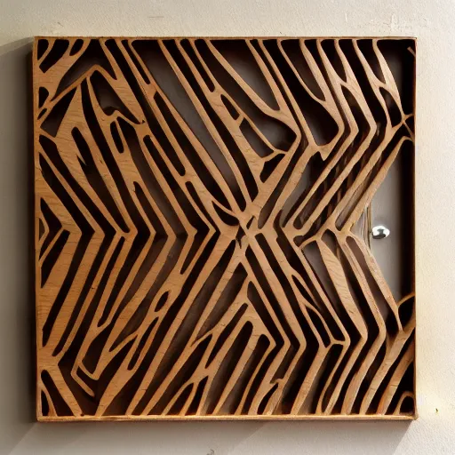 Image similar to layered lasercut wood