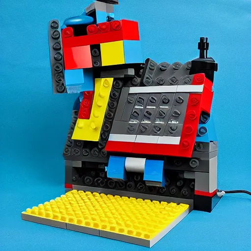 Prompt: lego maschine