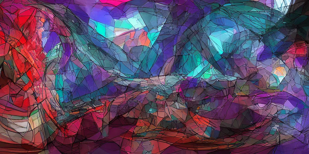 Image similar to time colors everything and there's no escape, digital art,