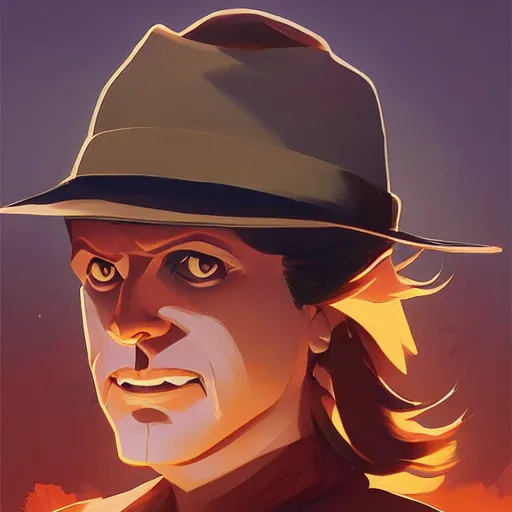 Image similar to face icon stylized minimalist raiders of the lost ark 1 9 8 1, loftis, cory behance hd by jesper ejsing, by rhads, makoto shinkai and lois van baarle, ilya kuvshinov, rossdraws global illumination