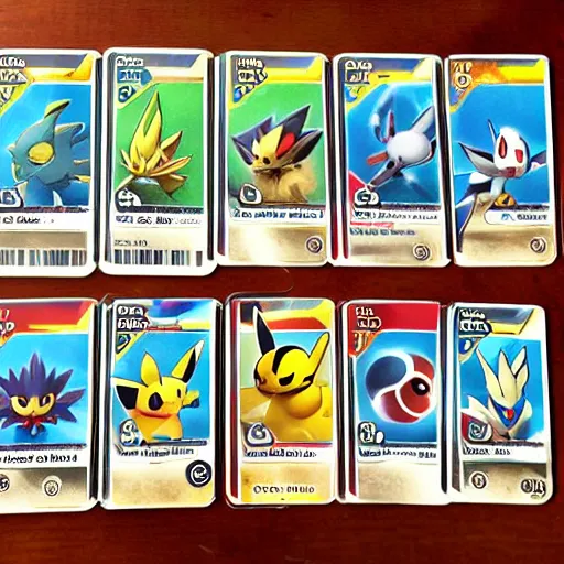 Image similar to pack of pokemon cards