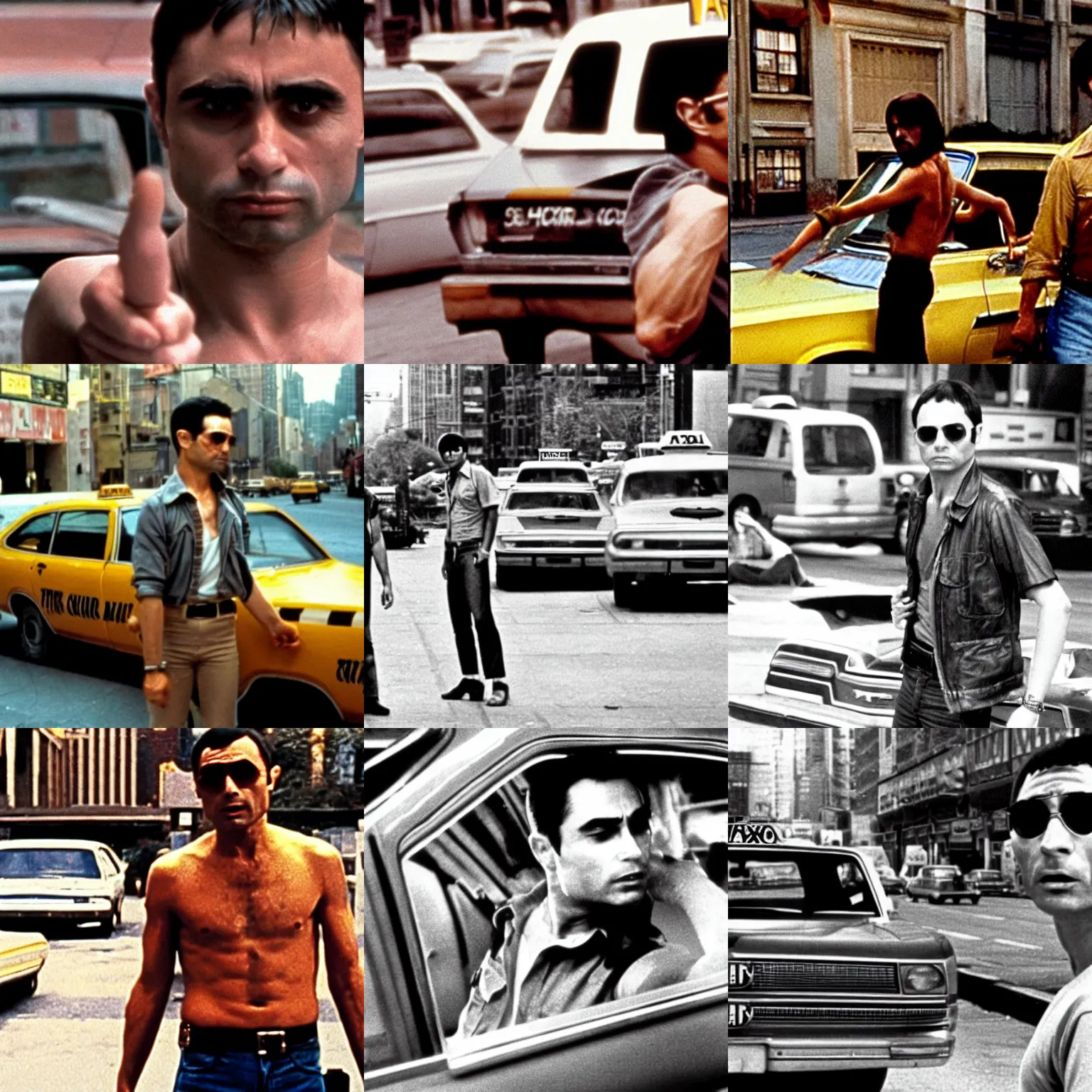 Prompt: a film still from taxi driver ( 1 9 7 6 )
