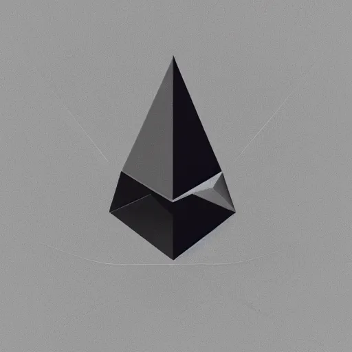 Image similar to 3 d of the ethereum symbol, 8 k, high resolution, detailed charcoal drawing, beautiful hd, art nouveau, concept art, colourful artwork, in the style of axel aabrink