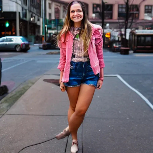 Image similar to typical Portland Oregon girl in the city