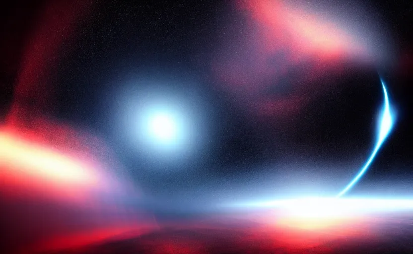 Prompt: Explosion of a black hole, cinematic shot, dramatic volumetric lighting, epic composition, 4K Ultra HD