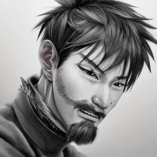 Prompt: a chinese immortal cultivator as an absurdly handsome, elegant, young anime man, ultrafine hyperrealistic detailed face illustration by kim jung gi, irakli nadar, intricate linework, sharp focus, bright colors, matte, final fantasy, unreal engine highly rendered, global illumination, radiant light, intricate environment