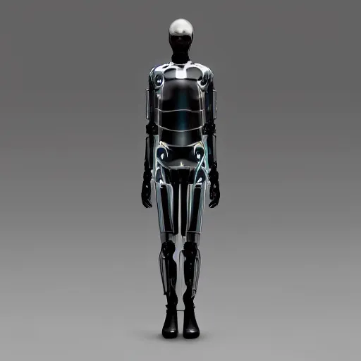 Image similar to transparent android from the movie ex machina