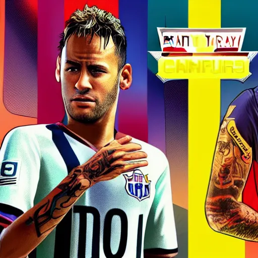 Image similar to neymar in gta v