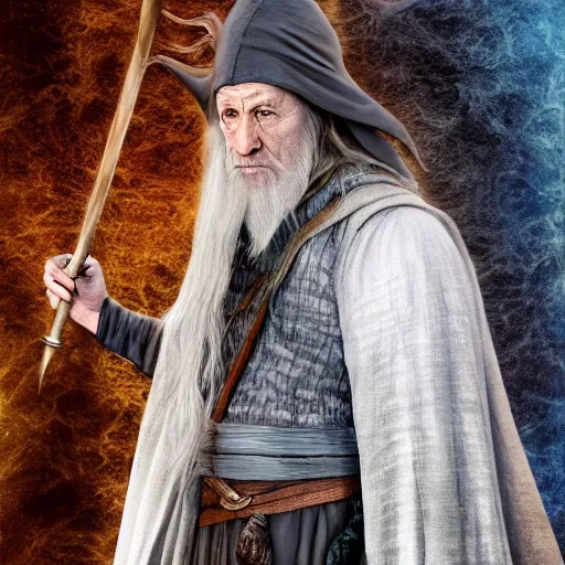 Prompt: ultra realistic illustration of charlie day as gandalf the white from lord of the rings the return of the king, full body, high quality, highly detailed, wide angle, illustration, digital art, full color