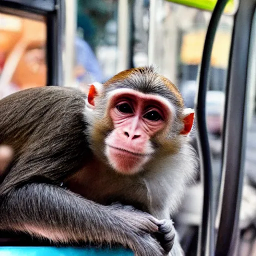 Image similar to monkey in bus