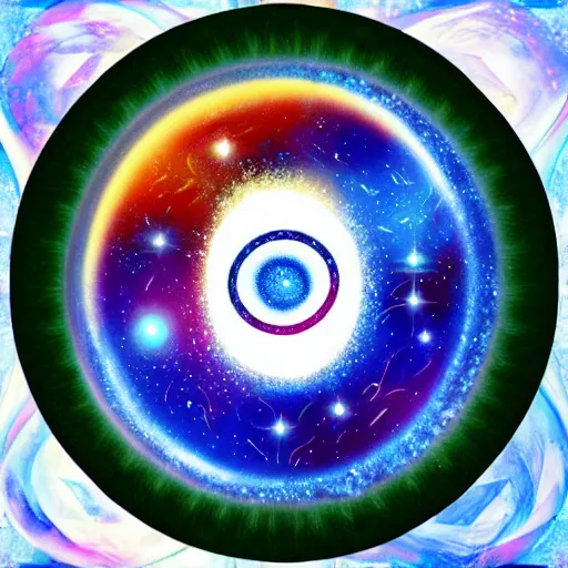 Image similar to Cosmic Dao. Tao. Mystical. Yin-Yang symbol.