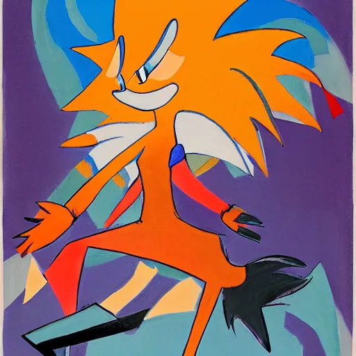 Image similar to by alice bailly, by kara walker robust sonic the hedgehog. a beautiful conceptual art of abstract composition of geometric shapes in various colors.