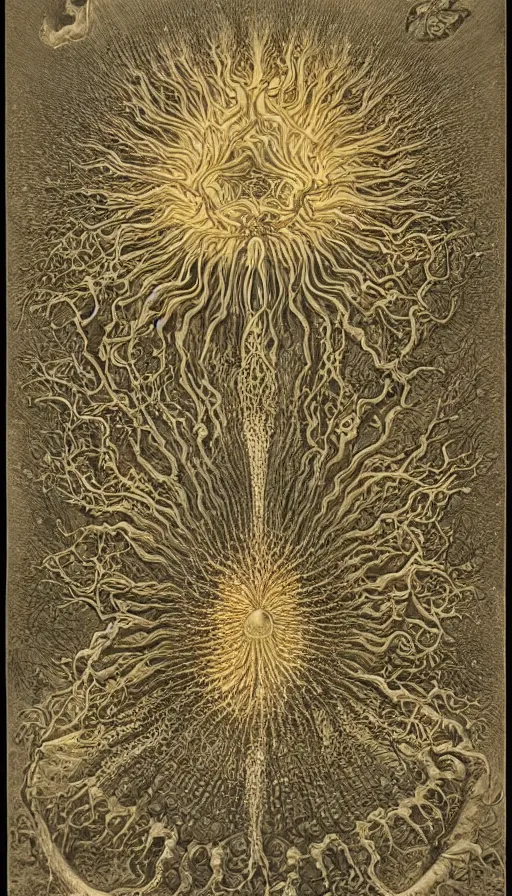 Image similar to rage, by ernst haeckel