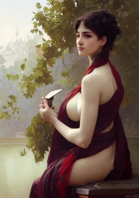 Image similar to злая санса демон, intricate, elegant, highly detailed, digital painting, artstation, concept art, smooth, sharp focus, seductive illustration, art by artgerm and greg rutkowski and alphonse mucha and william - adolphe bouguereau