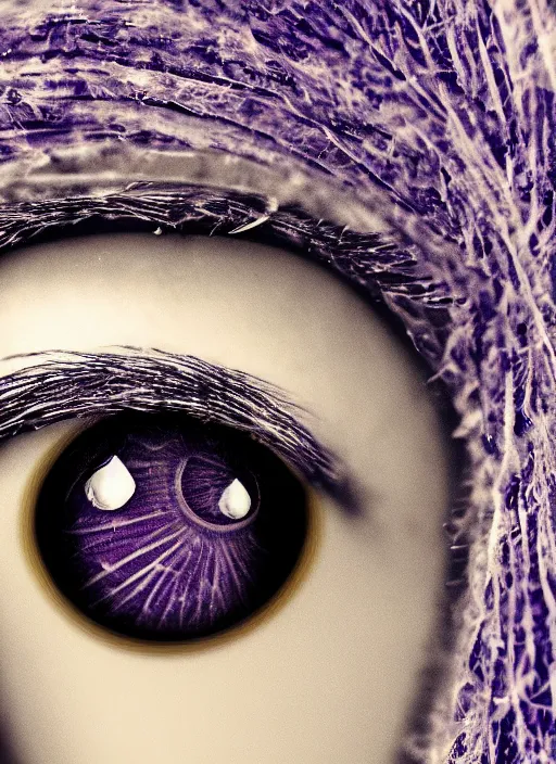 Image similar to macro human iris!, happy smiling human iris, centered thin ring iris textures, eyelashes, advanced art, art styles mix, from wikipedia, wet eye relections, hd macro photograph, montage