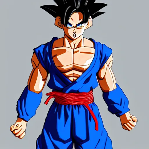 Prompt: goku, 3 d render