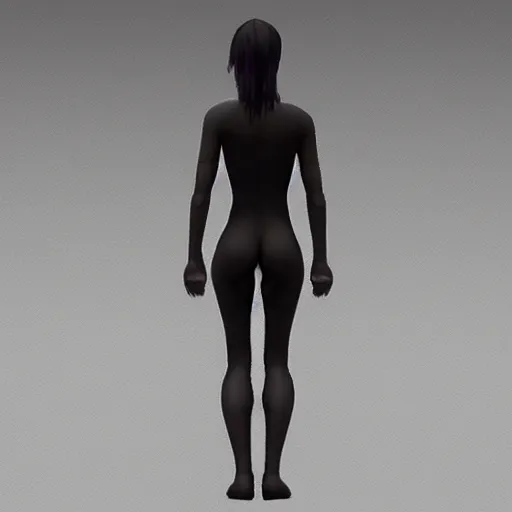 Prompt: neir 2b from back, body, realistic,