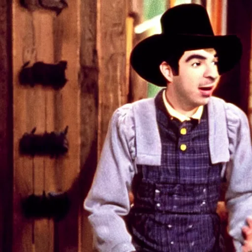 Image similar to “a still of Nathan Fielder in The Wizard of Oz”