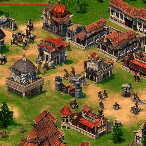 Image similar to age of empires ii town square