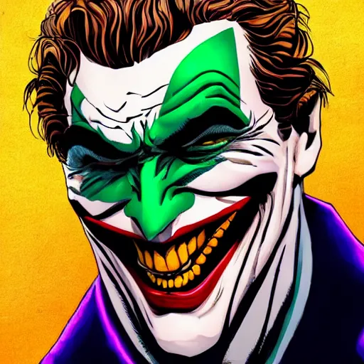 Prompt: the joker as batman