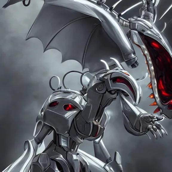 Image similar to detailed maw shot of a gigantic elegant beautiful stunning hot anthropomorphic robot mecha female dragon eating her tiny human pilot, with sleek silver metal armor and cat ears, OLED visor over eyes, human inside the detailed high quality dragon maw, food pov, prey pov, micro pov, vore, digital art, mawshot, dragon vore, furry art, high quality, 8k 3D realistic, macro art, micro art, Furaffinity, Deviantart, Eka's Portal, G6