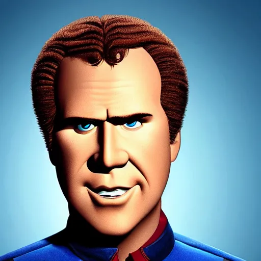 Prompt: will Ferrell in megamind