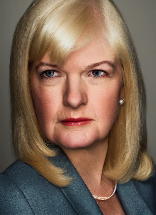 Image similar to portrait of beautiful 3 0 - year - old female newt gingrich by mario testino, headshot, detailed, award winning, sony a 7 r