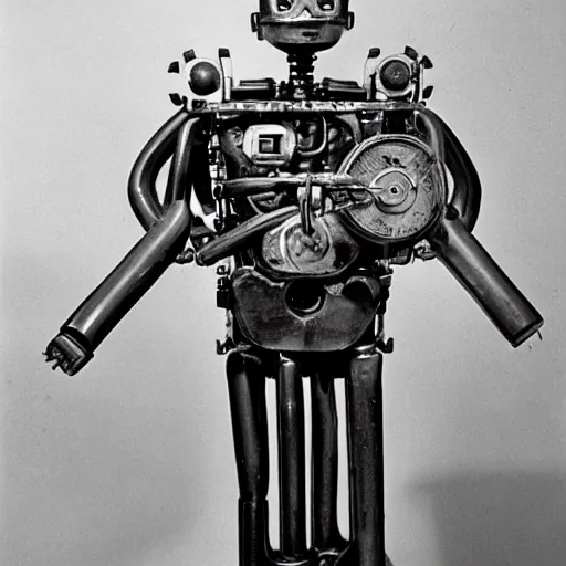 Image similar to photo. mechanical man. 1 9 4 2