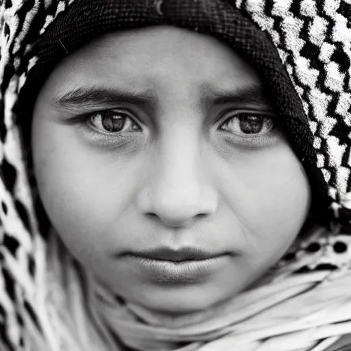 Image similar to portrait of berber girl, black and white garment, hd, realistic, lenhert landrock-H 800