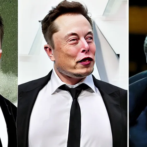 Image similar to elon musk with face of scarlet johanson