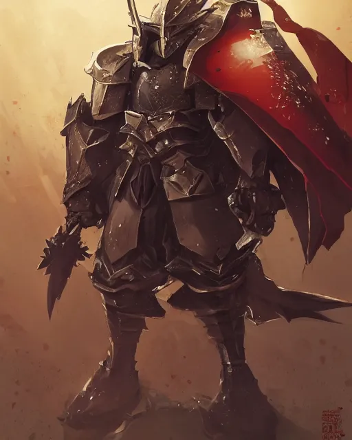 Image similar to an anime portait shogun knight with a laser halberd, dark metal armor, and a tattered cape, by stanley artgerm lau, wlop, rossdraws, james jean, andrei riabovitchev, marc simonetti, and sakimichan, trending on artstation