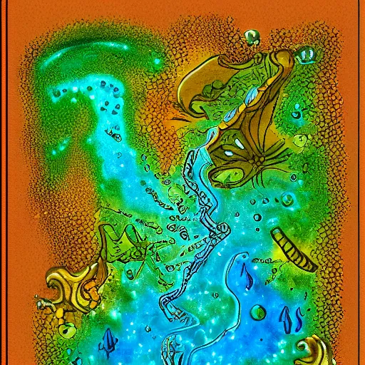 Image similar to fantasy water map