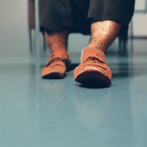 Prompt: a videogame still of george costanza stubbing his toe, portrait, 4 0 mm lens, shallow depth of field, close up, split lighting, cinematic