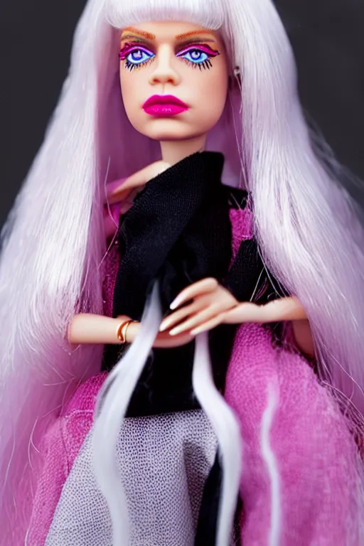 Image similar to genesis p - orridge barbie doll, highly detailed photograph, 8 k