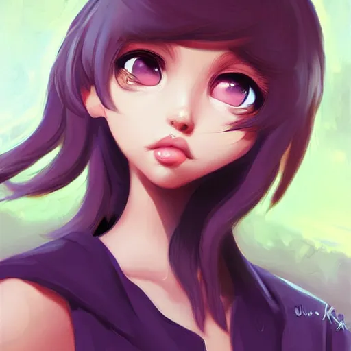 Prompt: cute anthro furry girl, digital painting, very detailed environment, art by artgerm and ilya kuvshinov