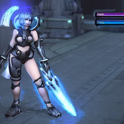 Image similar to Screenshot of 2B in Starcraft 2