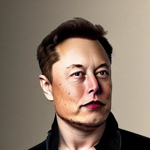 Image similar to an ( ( ( ( ( ( elon musk ) ) ) ) ) ) elongated _ mollusk which has the face of ( ( ( elon musk ) ) )