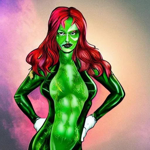 Prompt: Elon Musk as poison ivy