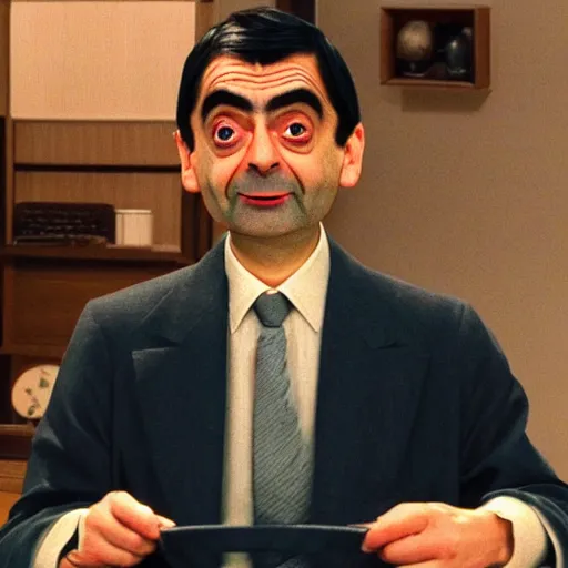 Prompt: Mr. Bean starring in Genshin Impact