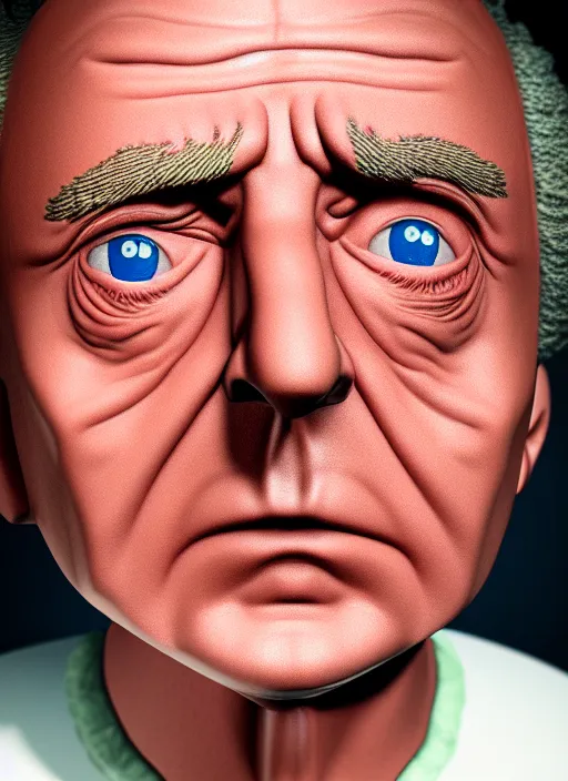 Image similar to morty smith closeup photograph dslr photorealistic, studio lighting, ektachrome, detailed, intricate, face detail