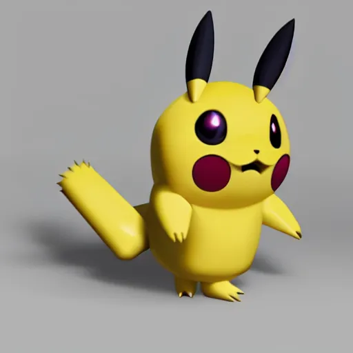 Image similar to pokemon that doesn't exist, 3 d rendered